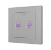 Zennio ZVITR55X2 Емкостный сенсорный переключатель с RGB-подсветкой (55 x 55 мм) Tecla RGB 55