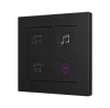 Zennio ZVITR55X4 Емкостный сенсорный переключатель с RGB-подсветкой (55 x 55 мм) Tecla RGB 55