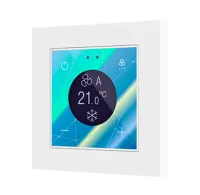 Zennio ZVIF55DV2 Емкостная сенсорная панель с дисплеем (55 x 55 мм) Flat 55 Display v2