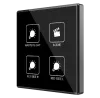 Zennio ZVI-SQTMD1-A Square TMD/Выключатель сенсорный KNX, 1 кнопочный, термодатчик, термостат