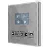 Zennio ZVI-SQTMDD Square TMD-Display / Контроллер комнатный KNX, дисплей 1.8 дюймов, 5 кнопок