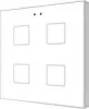 Zennio ZVI-F4-W Выключатель сенсорный KNX Flat F4, 4-кнопочный