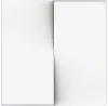 Zennio 8300034 + 44XX ZS55 – Двойной двухпозиционный кулисный переключатель