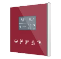 Zennio ZVI-SQTMDD Square TMD-Display / Контроллер комнатный KNX, дисплей 1.8 дюймов, 5 кнопок