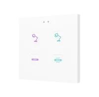 Zennio ZVITR4 Емкостный сенсорный переключатель с RGB-подсветкой Tecla RGB