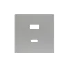 Zennio ZSI2UCA + ZS55C2UCAY Двойное зарядное устройство USB C+A 5 В / 3,5 А ZS55 – USB C+A Charger