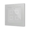 Zennio ZVIFR55X4 Емкостный сенсорный переключатель с RGB-подсветкой (55 x 55 мм) Flat RGB 55