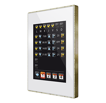 Zennio ZVI-Z41LIT-A Z41 LITE/Панель KNX, ёмкостной сенсорный TFT экран 4.1 дюймов
