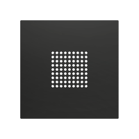 Zennio ZS70CRBOXA ZS70. RingBOX - накладка на дверной звонок KNX 70x70 мм, антрацит