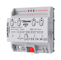 Zennio ZDI-DBDX2 Универсальный привод затемнения (RLC, LED, CFL) для DIN-рейки Диминбокс DX2