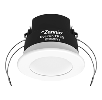 Zennio ZPDEZTPV2W Потолочный датчик движения с сенсором освещенности EyeZen TP v2, белый