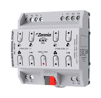 Zennio ZCL-2XFC2P MAXinBOX FANCOIL 2CH2P / Контроллер KNX для 2-х трубных фанкойлов, 2 канальный