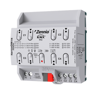 Zennio ZDINDX4 Диммер KNX универсальный NarrowDIM X4