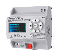 Zennio ZDIDLIV2 Интерфейс KNX-DALI для DIN-рейки (4,5 единицы) Интерфейс DALI-BOX v2