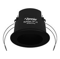 Zennio ZPDEZTPV2A Потолочный датчик движения с сенсором освещенности EyeZen TP v2, черный