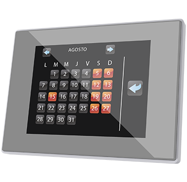 Zennio ZVI-Z41LIT-A Z41 LITE/Панель KNX, ёмкостной сенсорный TFT экран 4.1 дюймов