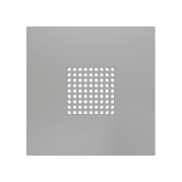 Zennio ZS70CRBOXS ZS70. RingBOX - накладка на дверной звонок KNX 70x70 мм, серебряный