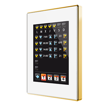 Zennio ZVI-Z41LIT-A Z41 LITE/Панель KNX, ёмкостной сенсорный TFT экран 4.1 дюймов