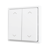 Zennio ZS702PB4S ZS70, Двойная мягкая кнопка для 4 бинарных входов 70x70 мм – Серебристый