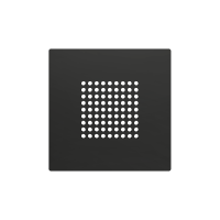 Zennio ZS55CRBOXA ZS55. RingBOX - накладка на дверной звонок KNX 55x55 мм, антрацит