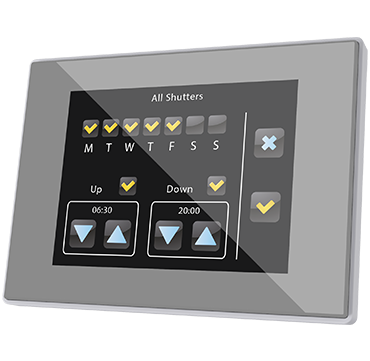 Zennio ZVI-Z41LIT-A Z41 LITE/Панель KNX, ёмкостной сенсорный TFT экран 4.1 дюймов