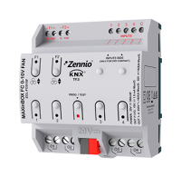 Zennio ZCL-FC010F MAXinBOX FC 0-10V FAN/Контроллер KNX для 2/4-х трубных фанкойлов