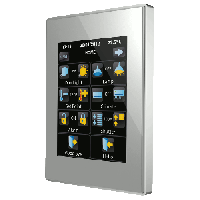 Zennio ZVI-Z41LIT-S Z41 LITE/Панель KNX, ёмкостной сенсорный TFT экран 4.1 дюймов