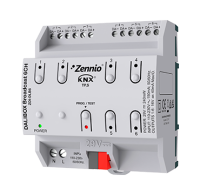 Zennio ZDI-DLB6 DALIBOX Broadcast 6CH / Интерфейс KNX-DALI, 6 каналов, 20 балластов каждый