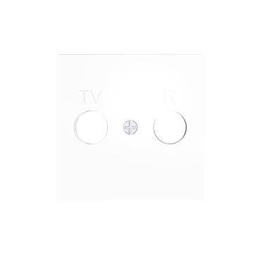 Zennio 8300048 + 15XX ZS55 — Розетка для антенны TV-R