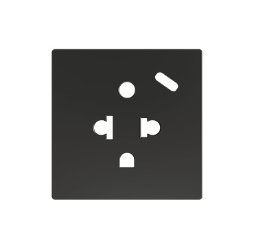 Zennio ZS55IEUA1US ZS55 — евро-американская розетка с USB C.