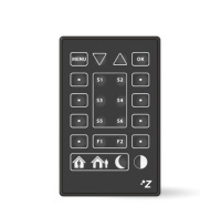 Zennio ZN1VI-TPZAS-B Roll-ZAS / Контроллер комнатный KNX, 8 сенсорных кнопок, дисплей 1.8 дюймов с меню