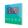 Zennio ZVI-FD Flat Display / Контроллер комнатный KNX, сенсорный с дисплеем 2,4 дюйма