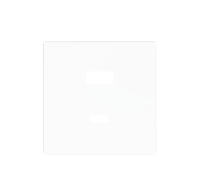 Zennio ZSI2UCA + ZS55C2UCAY Двойное зарядное устройство USB C+A 5 В / 3,5 А ZS55 – USB C+A Charger