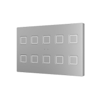 Zennio ZVITXLX10 Емкостный сенсорный выключатель с подсветкой Tecla XL X10