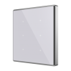 Zennio ZVI-SQTMD1-A Square TMD/Выключатель сенсорный KNX, 1 кнопочный, термодатчик, термостат