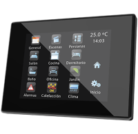 Zennio ZVI-Z41PRO Полноцветная Емкостная Сенсорная панель Pro с IP-соединением Z41 Pro