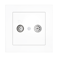 Zennio 8300014 + 15XX ZS55 — Розетка для антенны TV-R