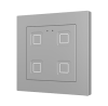 Zennio ZVIT55X4S Выключатель сенсорный KNX Tecla 55 X4