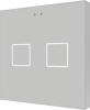 Zennio ZVI-F2-S Выключатель сенсорный KNX Flat F2, 2-кнопочный