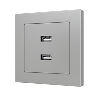 Zennio 8300007 + 8300008XX ZS55 – USB-зарядное устройство