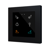 Zennio ZVIFR55X6 Емкостный сенсорный переключатель с RGB-подсветкой (55 x 55 мм) Flat RGB 55