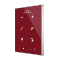 Zennio ZVI-TMDP4 Выключатель сенсорный KNX Touch-MyDesign Plus, 4-кнопочный