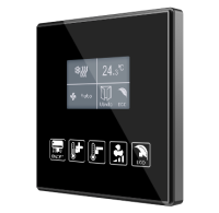 Zennio ZVI-SQTMDD Square TMD-Display / Контроллер комнатный KNX, дисплей 1.8 дюймов, 5 кнопок