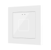 Zennio ZVIF55X1V2W Выключатель сенсорный KNX Flat 55 X1 V2, 1-кнопочный, цвет: белый