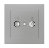 Zennio 8300014 + 15XX ZS55 — Розетка для антенны TV-R