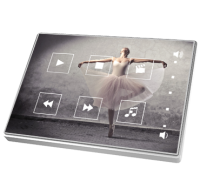 Zennio ZVI-TMDP4 Выключатель сенсорный KNX Touch-MyDesign Plus, 4-кнопочный