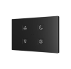 Zennio ZVITXLX4 Емкостный сенсорный выключатель с подсветкой Tecla XL X4