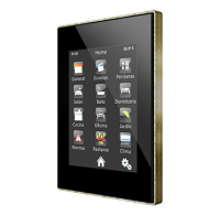 Zennio ZVI-Z41PRO Полноцветная Емкостная Сенсорная панель Pro с IP-соединением Z41 Pro