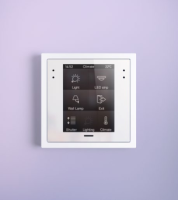 Zennio ZVIZ28A Емкостная сенсорная панель (дисплей 2,8") на 70x70 кадров Z28, цвет: Антрацит