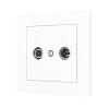 Zennio 8300014 + 15XX ZS55 — Розетка для антенны TV-R